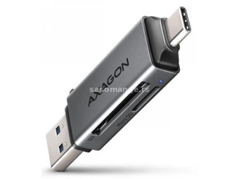 AXAGON CRE-DAC SuperSpeed USB-C + USB-A card reader