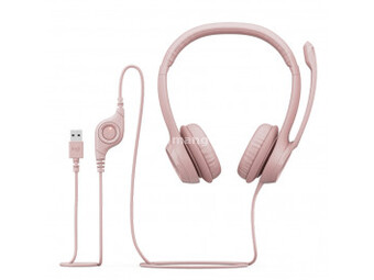 LOGITECH H390 ClearChat Comfort USB Headset Rose