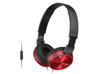 SONY MDR-ZX310APR slušalice sa mikrofonom (Crvena) 3.5mm (četvoropolni) 10Hz - 24KHz 98dB 30mm