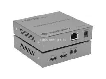 PROCONNECT Extender HDMI 1.4 Over LAN Cat5e/6 Infra audio 4K 120m-ig