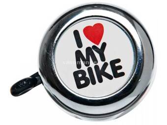 Zvonce za bicikl I Love My Bike Hromirano 190706