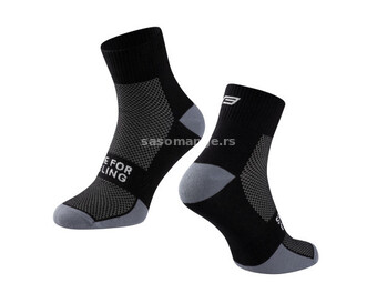 Force čarape force edge, crna-siva s-m/36-41 ( 90085805 )