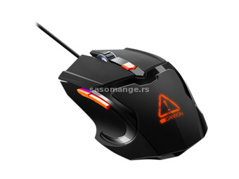 Optical Gaming Mouse with 6 programmable buttons/ Pixart optical sensor/ 4 levels of DPI and up t...