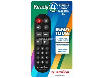 SUPERIOR Daljinski upravljač za LG/Sam./Sony/Pan TV prijemnike - RC Ready4