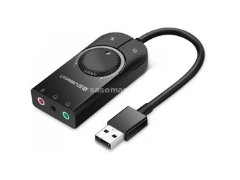 UGREEN CM129 15 cm USB outer sound card black