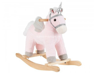 KikkaBoo njihalica ljuljaška sa muzikom horse pink (KKB50006)