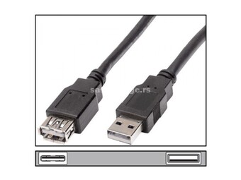 Kabl USB A-M/A-F 1.8m produžni