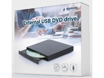 GEMBIRD DVD-USB-04 eksterni USB DVD drive Citac-rezac/ black