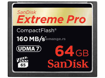 SanDisk Compact Flash 64GB Extreme Pro 160MB/s