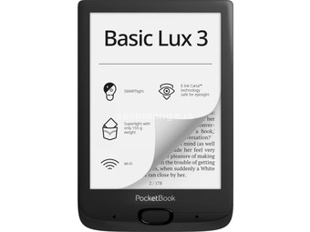 POCKETBOOK Basic Lux 3 6" 8GB Black