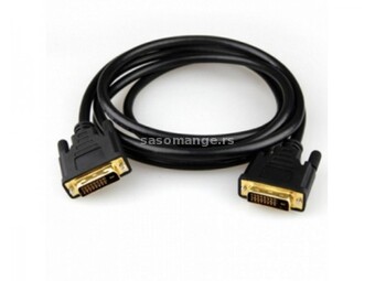 FAST ASIA Kabl DVI-D Dual Link - DVI-D Dual Link MM 1.8m feritno jezgro crni