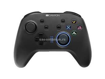 Canyon GP-W3 2.4G wireless controller with built-in 600mah battery, 1M Type-C charging cable ,6 a...