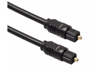 Audio opticki kabl 2,2mm (Toslink) 1m, crni