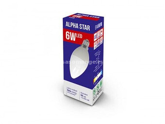 Alpha Star Led Sijalica E14 6W,Bela, 4000K, candle ( E14 6W NB )