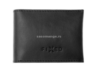 FIXED Real Leather Wallet black