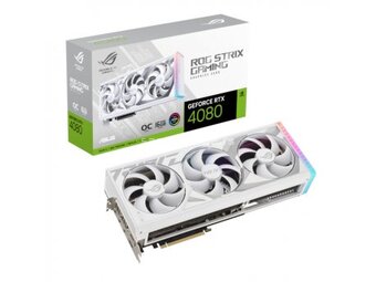 ASUS ROG Strix GeForce RTX 4080 White OC Edition 16GB GDDR6X 256bit ROG-STRIX-RTX4080-O16G-WHITE ...
