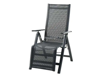 Baštenska relaks-stolica LOMA crna