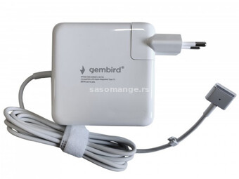 NPA85-200-4250 (TJ-341N Apple Type-T) Gembird punjac za MacBook 85W-20V-4.2A, Magsafe2 Type-T 40091