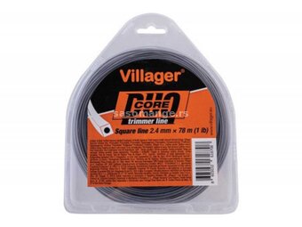 VILLAGER Silk za trimer 2.7mm X 1240m (20LB) - duo core - četvrtasta nit ( 068401 )