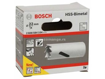 BOSCH Testera za otvore HSS-bimetal za standardne adaptere 2608584104/ 22 mm/ 7/8