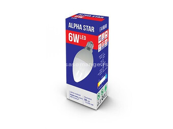ALPHA STAR E14/6W/6.400K/480LM/SVECA -MINJON/15.000H/230V
