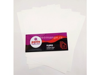 YUPO sintetički papir Pentart 5 komada (Trajna sintetička)