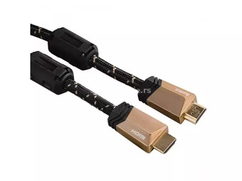 HAMA AV Kabl HDMI-HDMI 1,5m,PREMIUM, feritni filter 4K- 122210