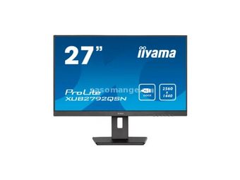 IIYAMA Monitor LED XUB2792QSN-B5 27 WQHD IPS USB-C Dock with RJ45 350 cd/m 1000:1 4ms HDMI DP ...