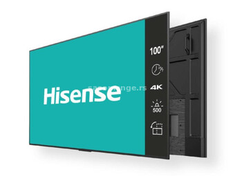 Hisense 100" 100BM66D 4K UHD 500 nita digital signage display - 24/7 operation