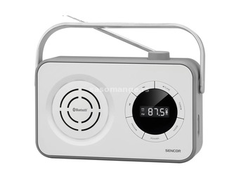 SENCOR SRD 3200 W Portable PLL FM radio white