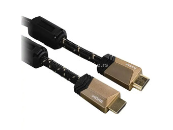 Hama AV kabl HDMI-HDMI 3m, PREMIUM, feritni filter 4K