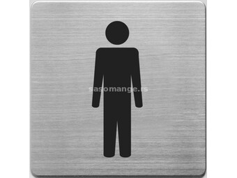 Alco aluminijumski piktogram samolepljivi - muški toalet ( 02HP02 )