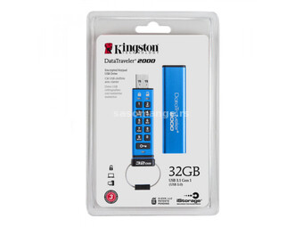 USB Flash 32GB Kingston Encrypted DT200032GB