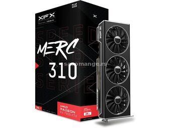 XFX AMD Video Card RX-7900XTX Speedster MERC310 BLACK 24GB GDDR6