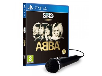 RAVENSCOURT PS4 Let's Sing: ABBA - Single Mic Bundle