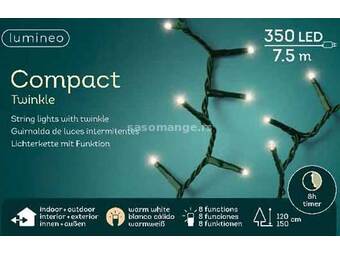 Lumineo Novogodišnje LED lampice za spoljnu i unutrašnju upotrebu 350 LED 7.5m 49.5345
