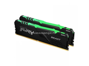 Memorija DDR4 32GB 3600MHz (2x16) Kingston Fury Beast RGB KF436C18BBAK232