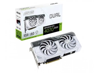 ASUS NVidia GeForce RTX 4070 SUPER 12GB 192bit DUAL-RTX4070S-12G-WHITE grafička karta