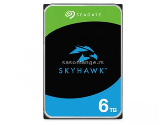 SEAGATE 6TB 3.5'' SATA III 256MB ST6000VX009 SkyHawk Surveillance