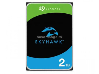 SEAGATE 2TB 3.5'' SATA III 256MB ST2000VX017 SkyHawk Surveillance