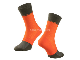 Force čarape force move, orange-zelena l-xl/42-46 ( 90085768 )