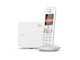 Bežični telefon Gigaset E370 White - Garancija 2god