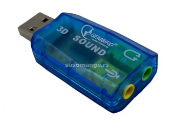 GEMBIRD CMP-SOUNDUSB13 ** Gembird USB 5.1 3D zvucna karta, zamenjuje audio kontrolor u PC (SC-USB...