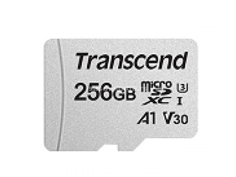 Transcend MicroSD 256GB w/ adapter UHS-I U3 A1, Read/Write 95/45 MB/s