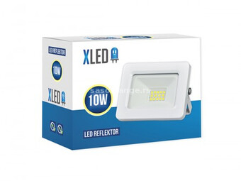 XLed led reflektor 10W, 6500K, 800Lm IP 65, AC220-240V beli ( Xled 10w white )