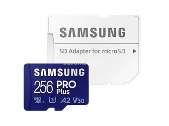 Samsung memorijska kartica SD micro pro plus 256GB + Adapter MB-MD256SA/EU ( 0001317228 )