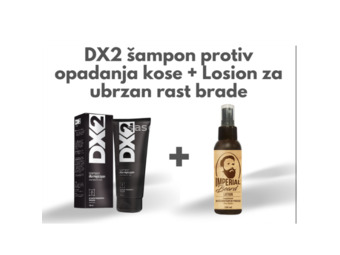 DX2 Šampon protiv opadanje kose + losion za rast brade