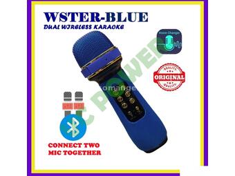 Bluetooth karaoke mikrofon plavi WS-898