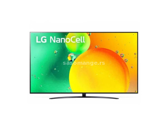 Televizor LG 86NANO763QA/NanoCell/86"/4K HDR/smart/ThinQ AI WebOS/crna