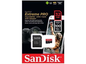 SanDisk Micro SDHC 32GB Extreme Pro 100MB/s